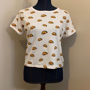Taco print T-shirt